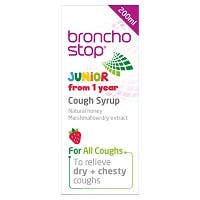 Bronchostop Junior Cough Syrup for children from 1 Year (200ml)