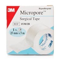 Micropore hypoallergenic surgical tape 2.5cm x 5m