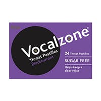 Vocalzone Throat Pastilles Blackcurrant 24 Pastilles